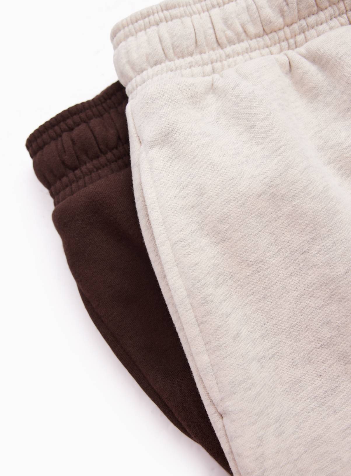 Brown Tapered Joggers 2 Pack M - Image 5